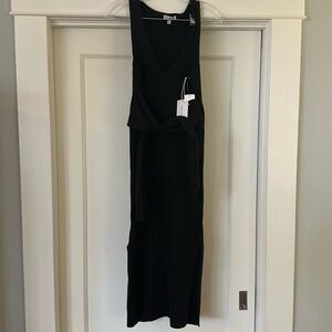 Good American knit tie waist dress